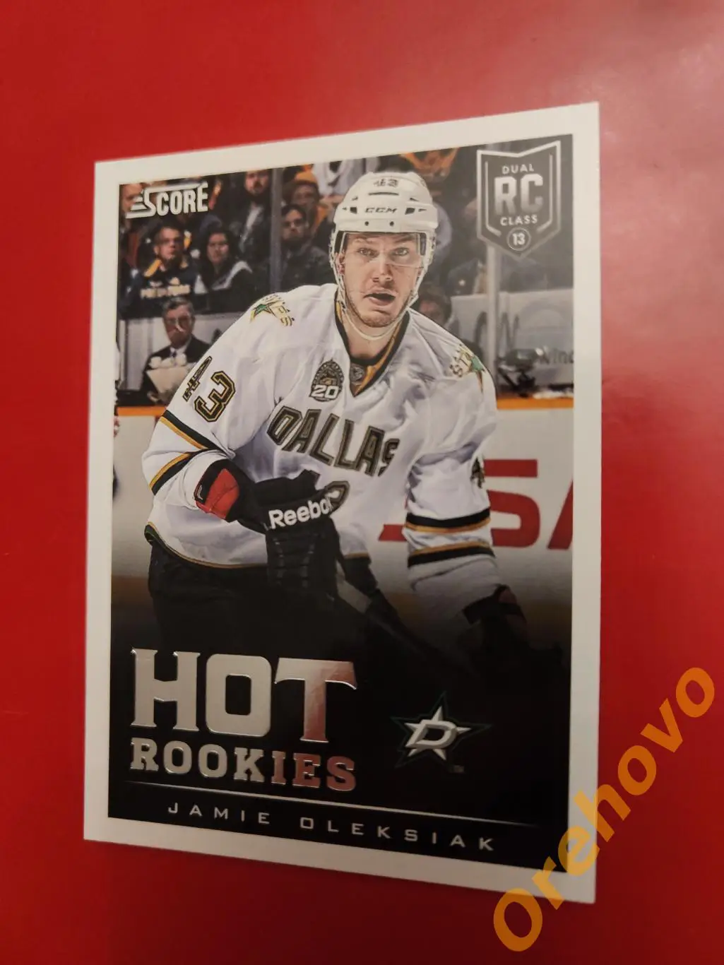 JAMIE OLEKSIAK новичок No 614 Даллас 2013-14 Score Panini.