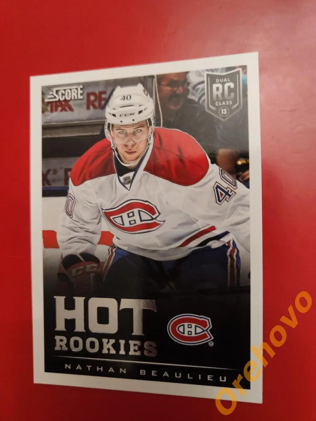 NATHAN BEAULIEU новичок No 604 Монреаль 2013-14 Score Panini.