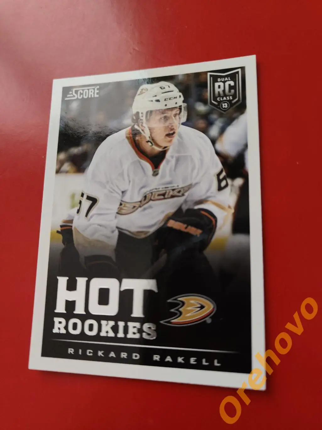 RICHARD RAKELL новичок No 622 Анахайм 2013-14 Score Panini