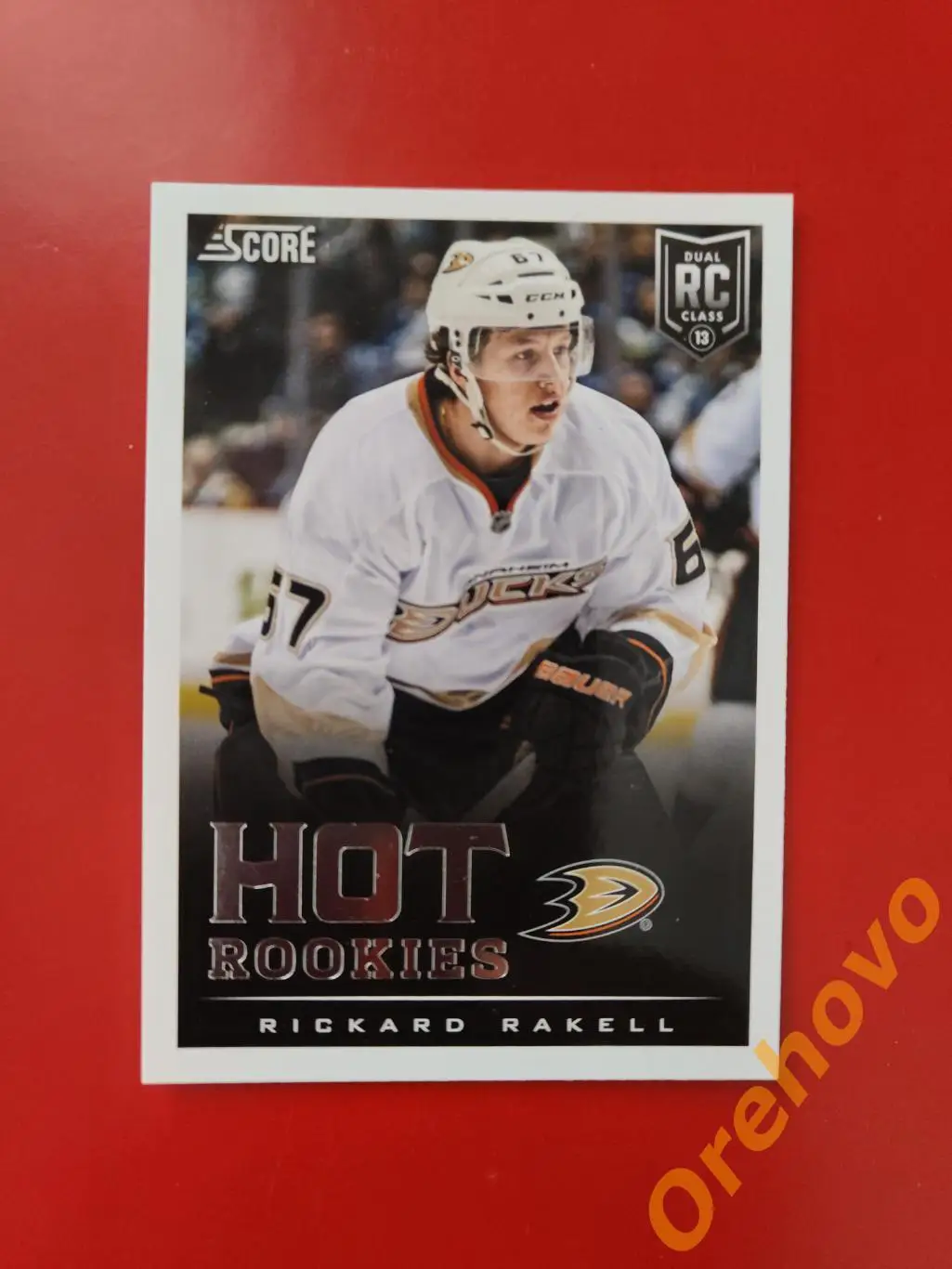 RICHARD RAKELL новичок No 622 Анахайм 2013-14 Score Panini.
