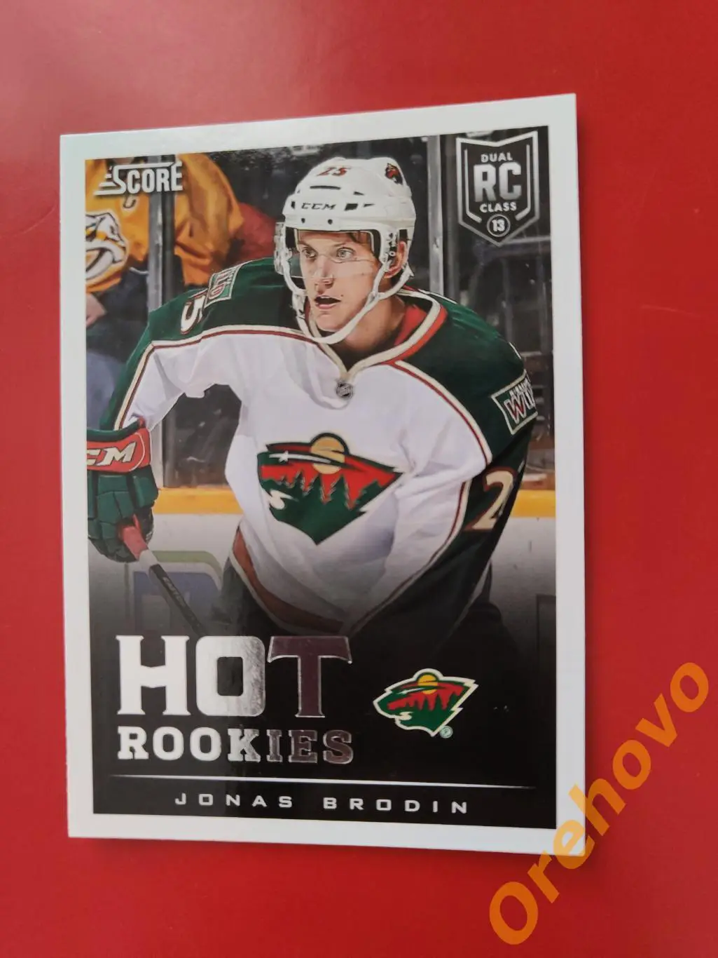 JONAS BRODIN новичок No 611 Миннесота 2013-14 Score Panini.