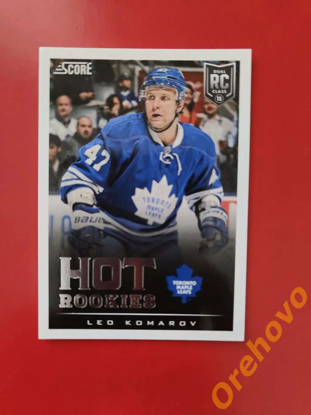 LEO KOMAROV новичок No 638 Торонто 2013-14 Score Panini.
