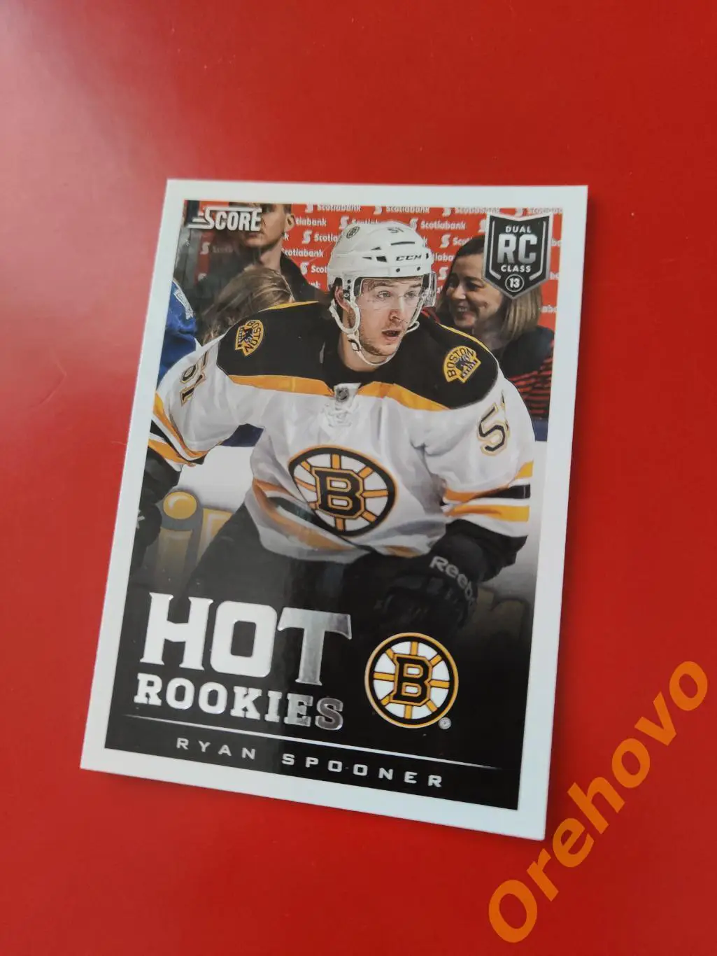 RYAN SPOONER новичок No 607 Бостон 2013-14 Score Panini.