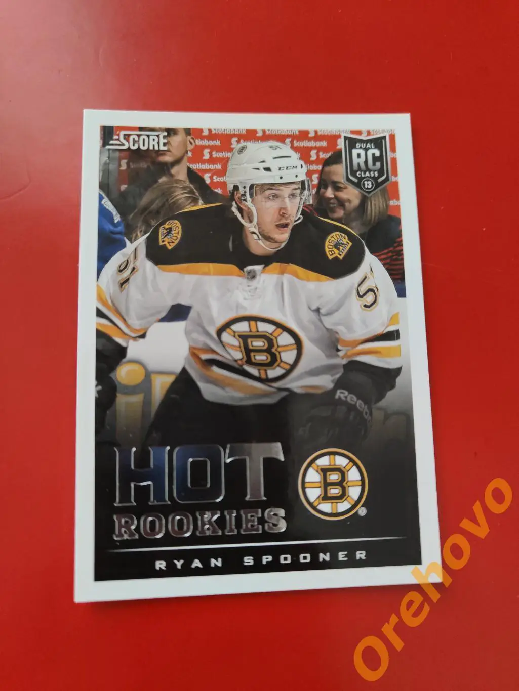 RYAN SPOONER новичок No 607 Бостон 2013-14 Score Panini.