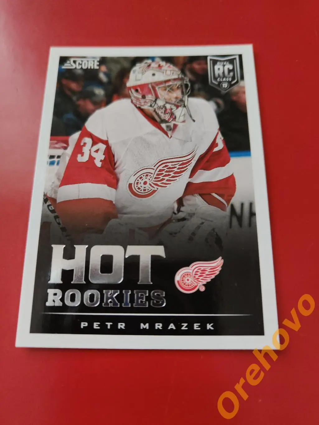 PETR MRAZEK вратарь новичок No 627 Детройт 2013-14 Score Panini.