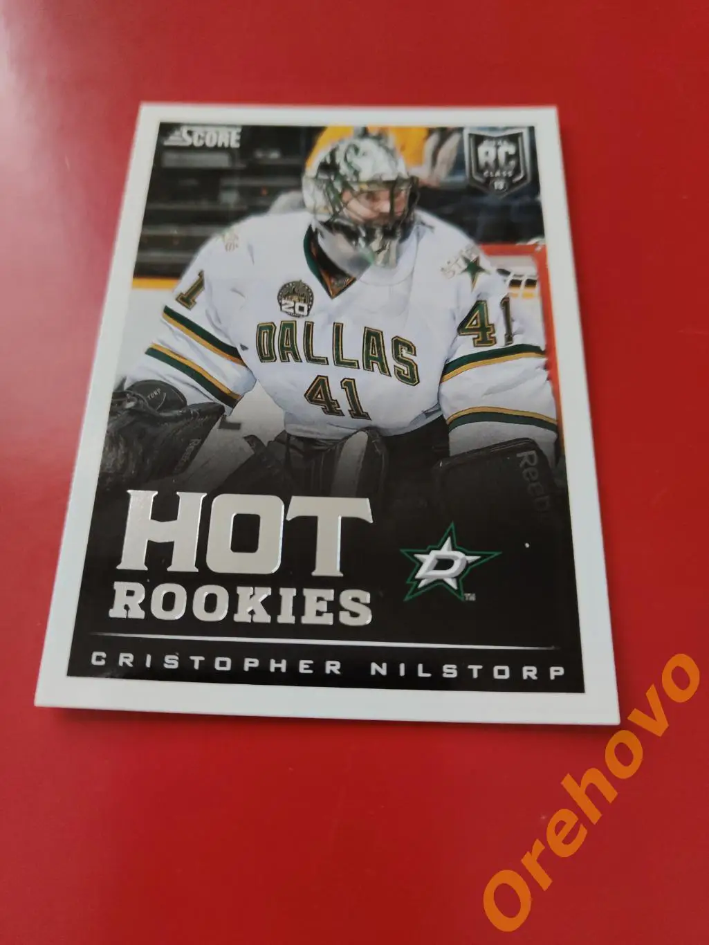 CHRISTOPHER NILSTORP вратарь новичок No 636 Даллас 2013-14 Score Panini.
