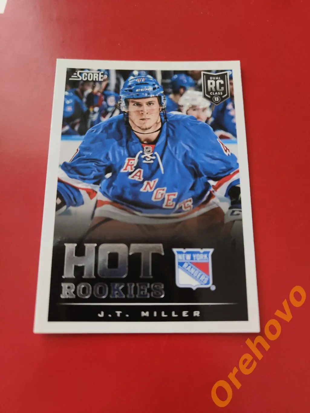 J.T. MILLER новичок No 608 Рейнджерс 2013-14 Score Panini.