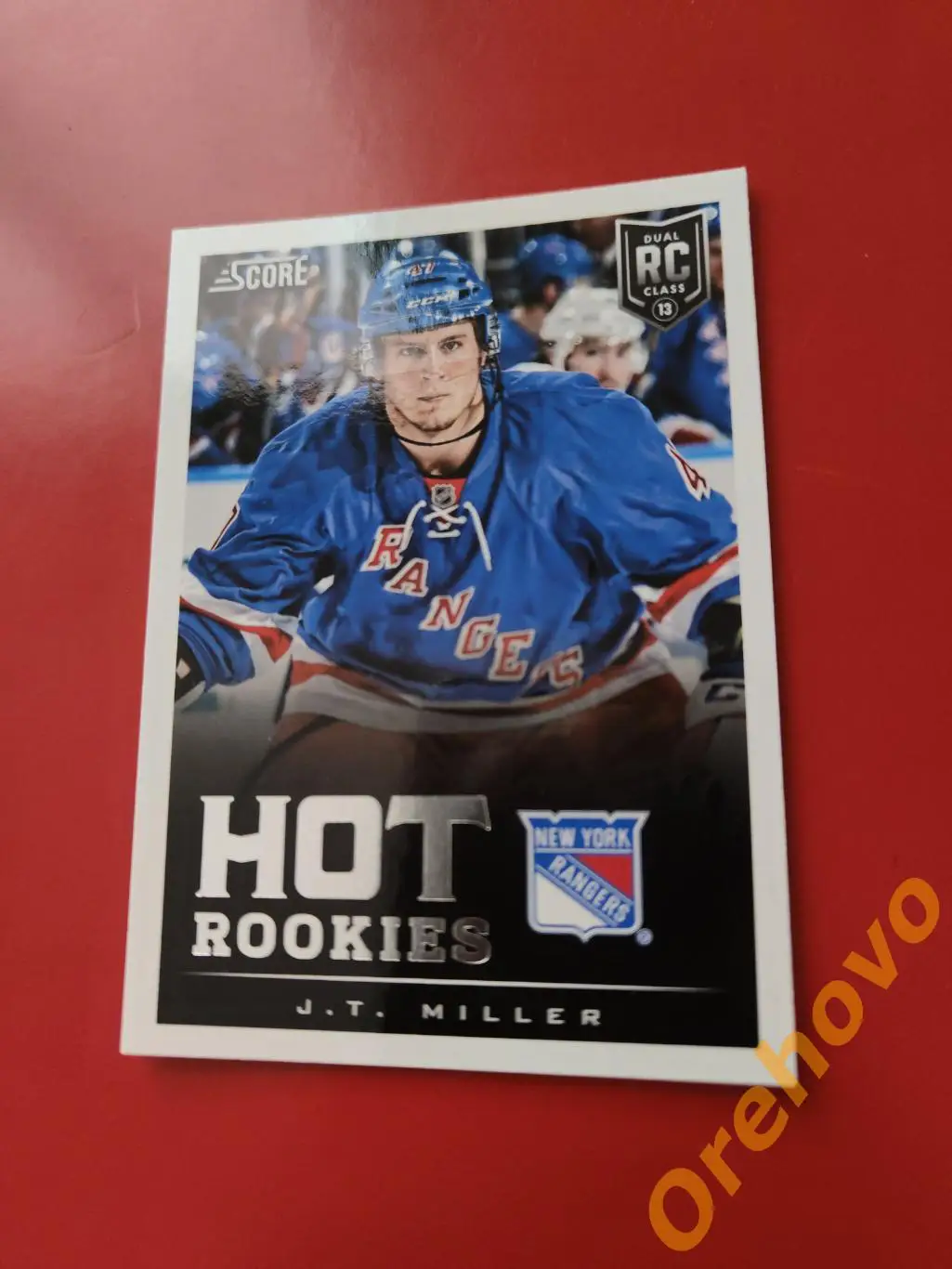 J.T. MILLER новичок No 608 Рейнджерс 2013-14 Score Panini.