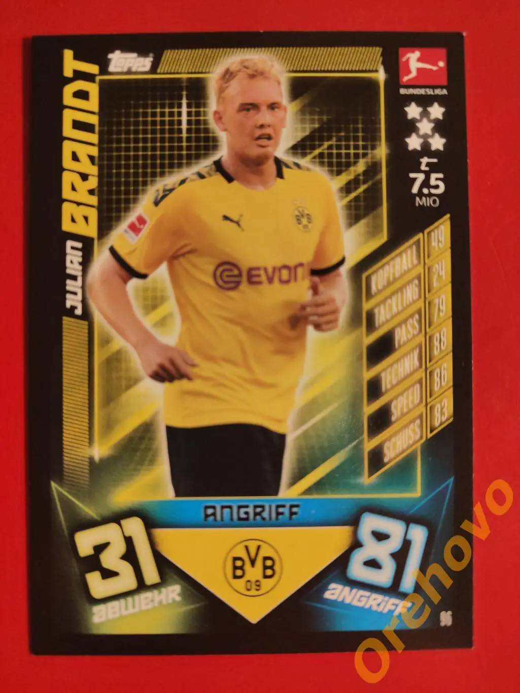 JULIAN BRANDT/ Юлиан Брандт/ Боруссия