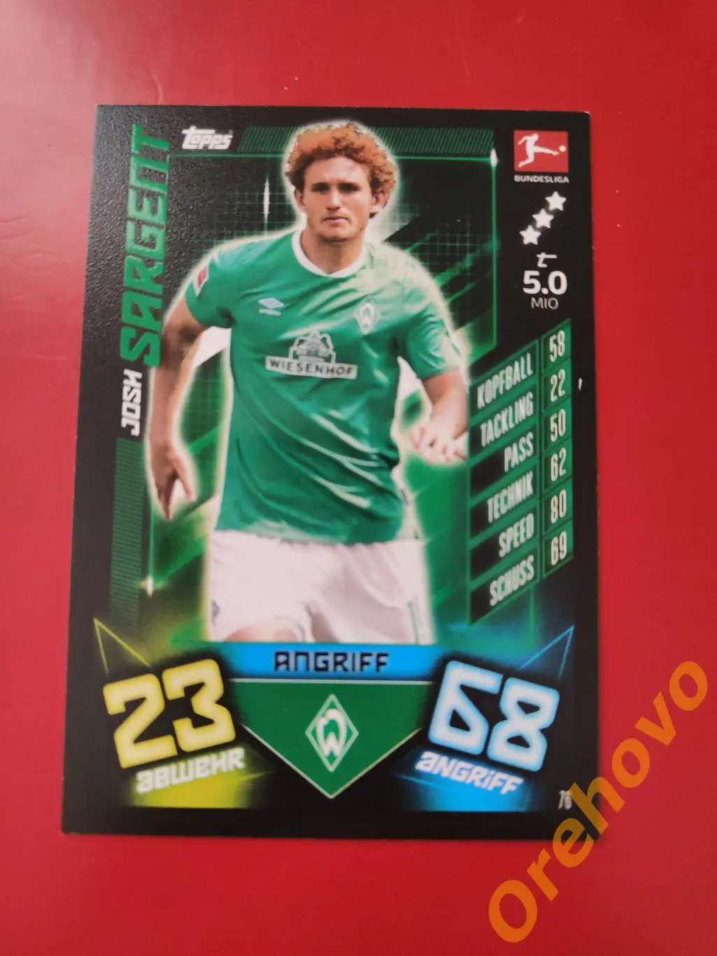 JOSH SARGENT / Джош Сарджент/ Вердер