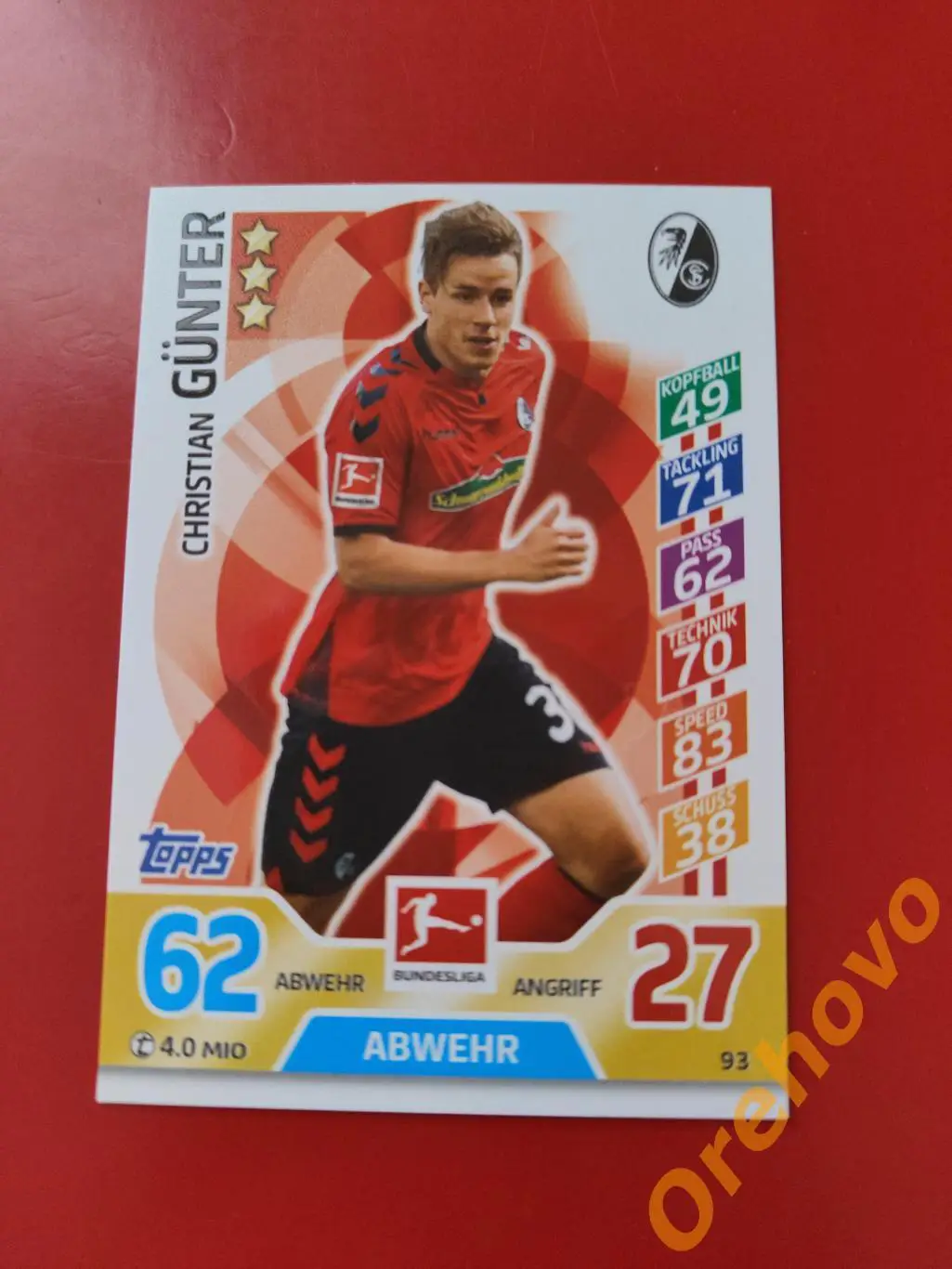 CHRISTIAN GUNTER / Кристиан Гюнтер / Фрайбург