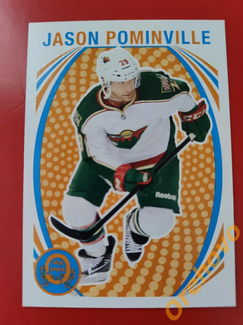 JASON POMINVILLE No 466 Миннесота 2013-14 O-Pee-Chee
