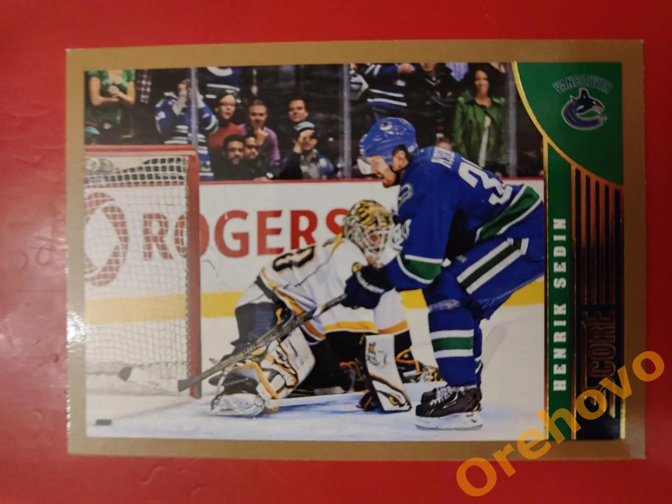 HENRIK SEDIN No 494 Ванкувер panini score gold