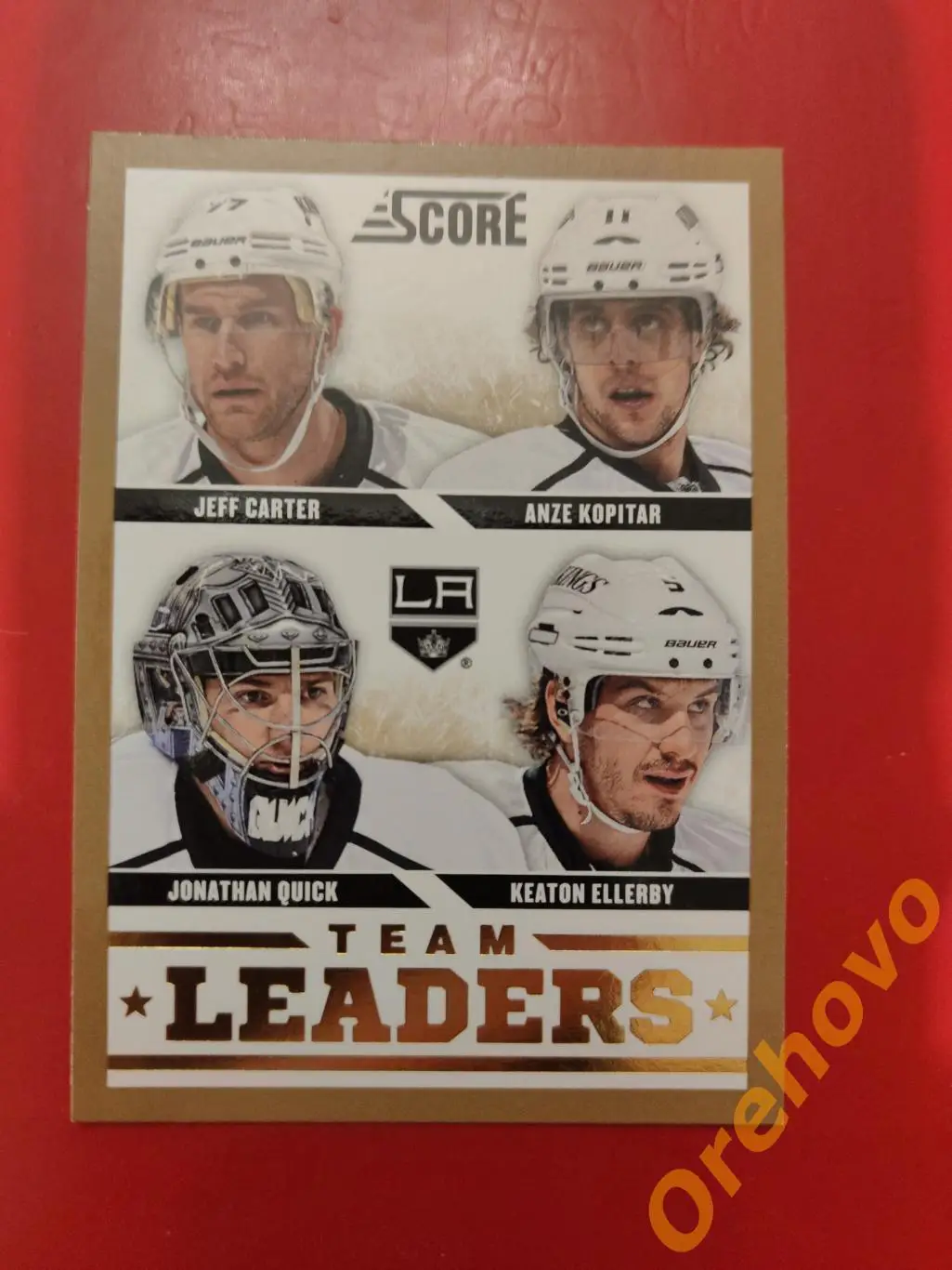 CARTER/ KOPITAR/ ELLERBY/ QUICK No 563 Лос Анджелес gold Score Panini