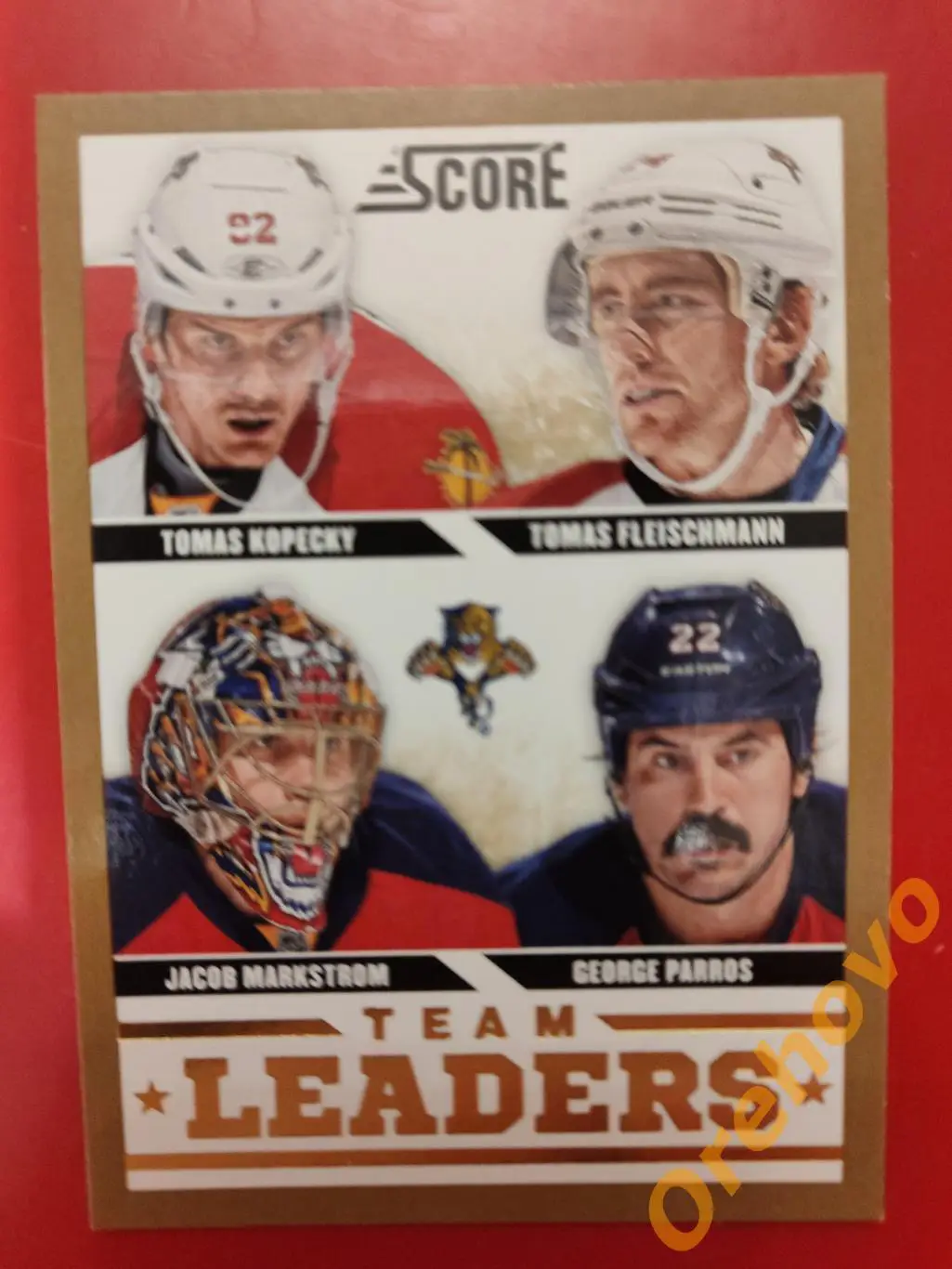 KOPECKY/ FLEISCHMANN/ PARROS/ MARKSTROM No 562 Флорида panini score gold