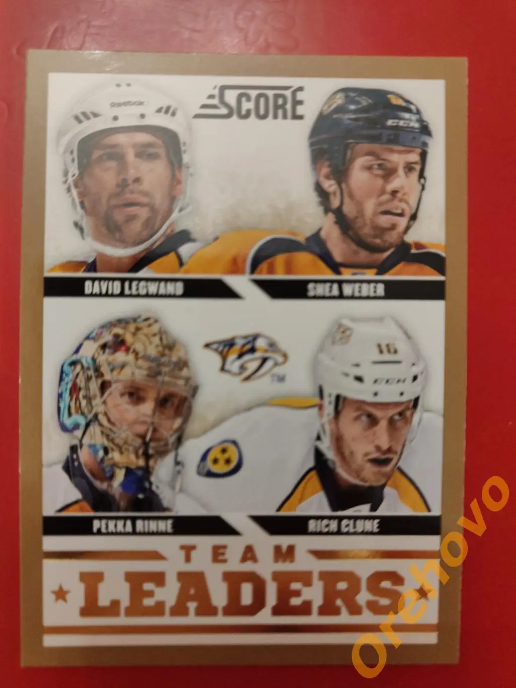 LEGWAND/ WEBER/ RINNE/ CLUNE No 566 Нэшвил panini score gold 2013-14