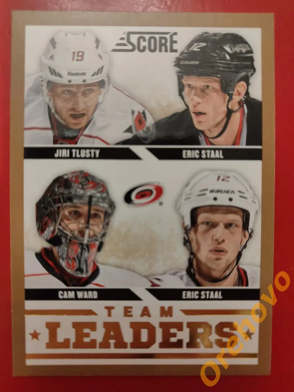 WARD/ STEAL/ TLUSTY No 555 Каролина 2013-14 panini score gold