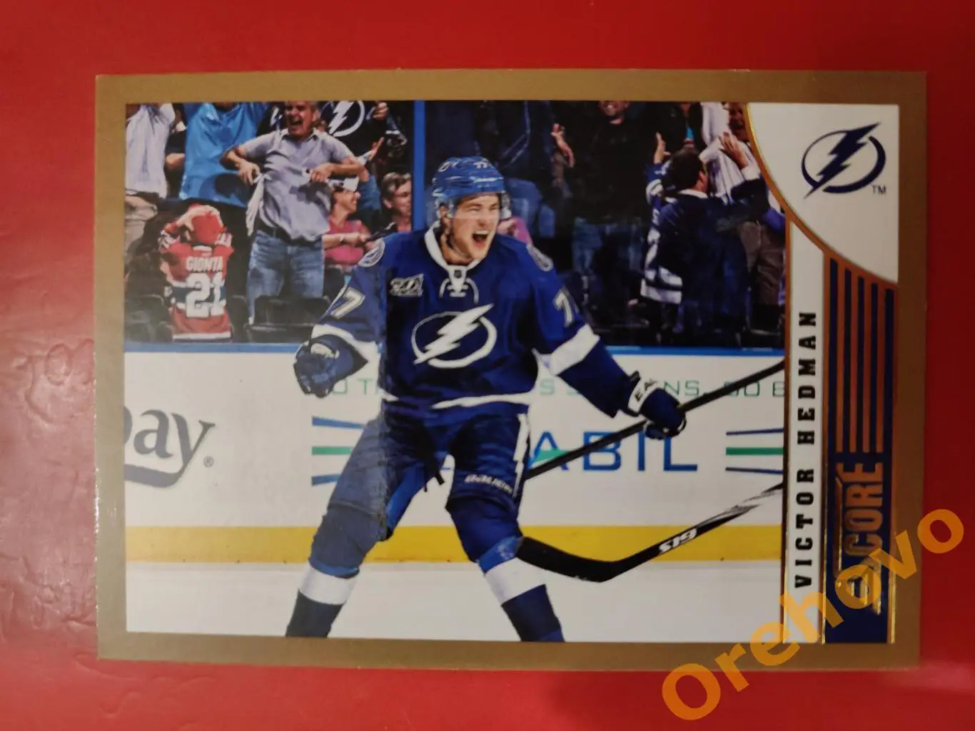 VICTOR HEDMAN No 459 Тампа-Бэй 2013-14 panini score gold