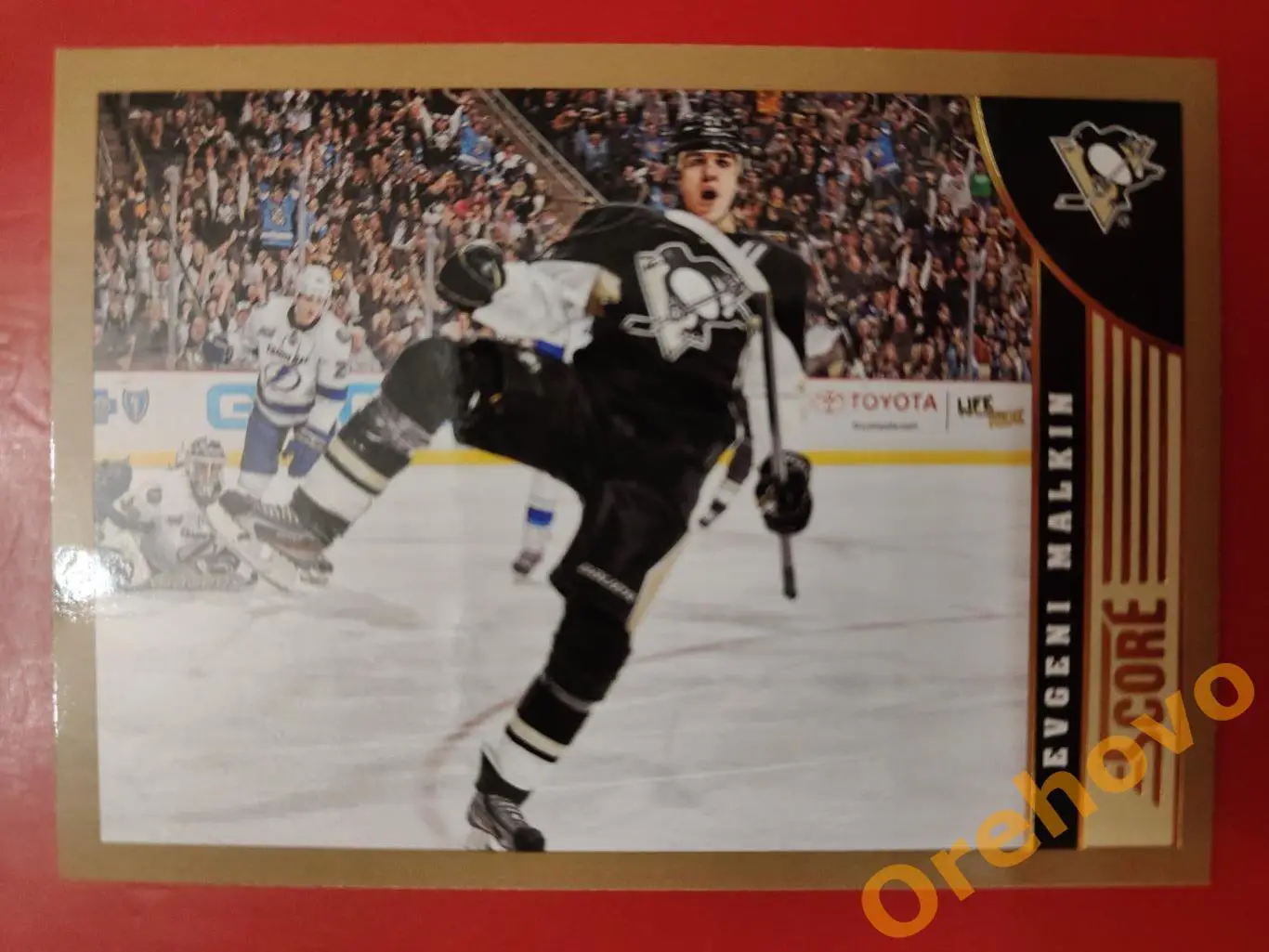 Евгений Малкин Питтсбург No. 400 gold 2013-14 Score Panini