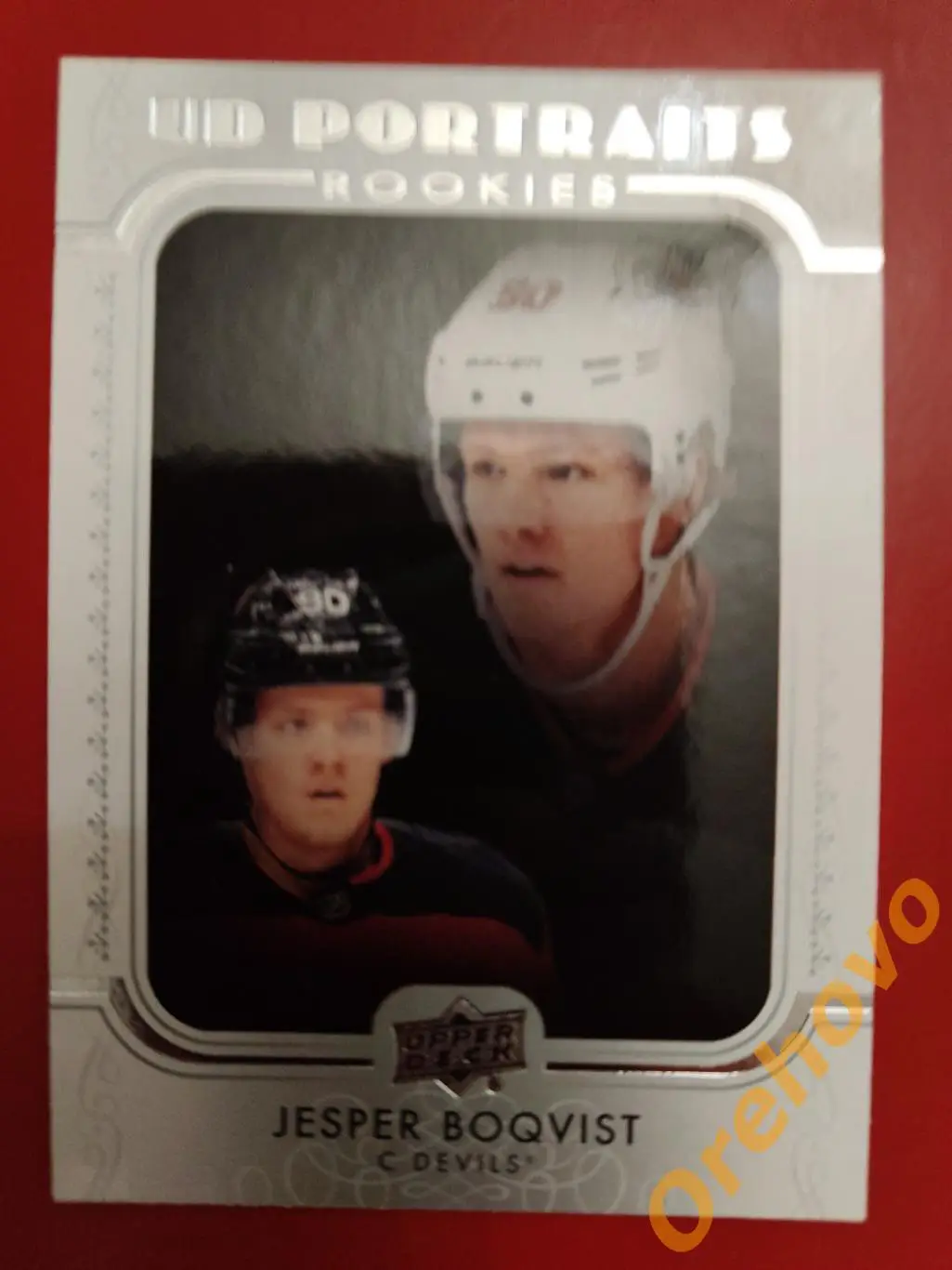 JESPER BOQVIST новичок No Р-95 Нью-Джерси 2019-20 upper deck