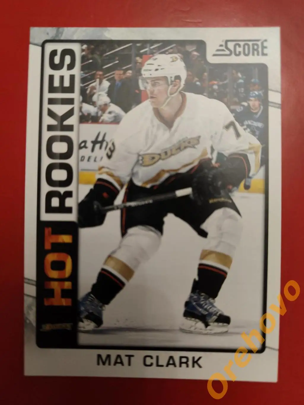 MAT CLARK новичок No 529 Анахайм 2012-13 panini