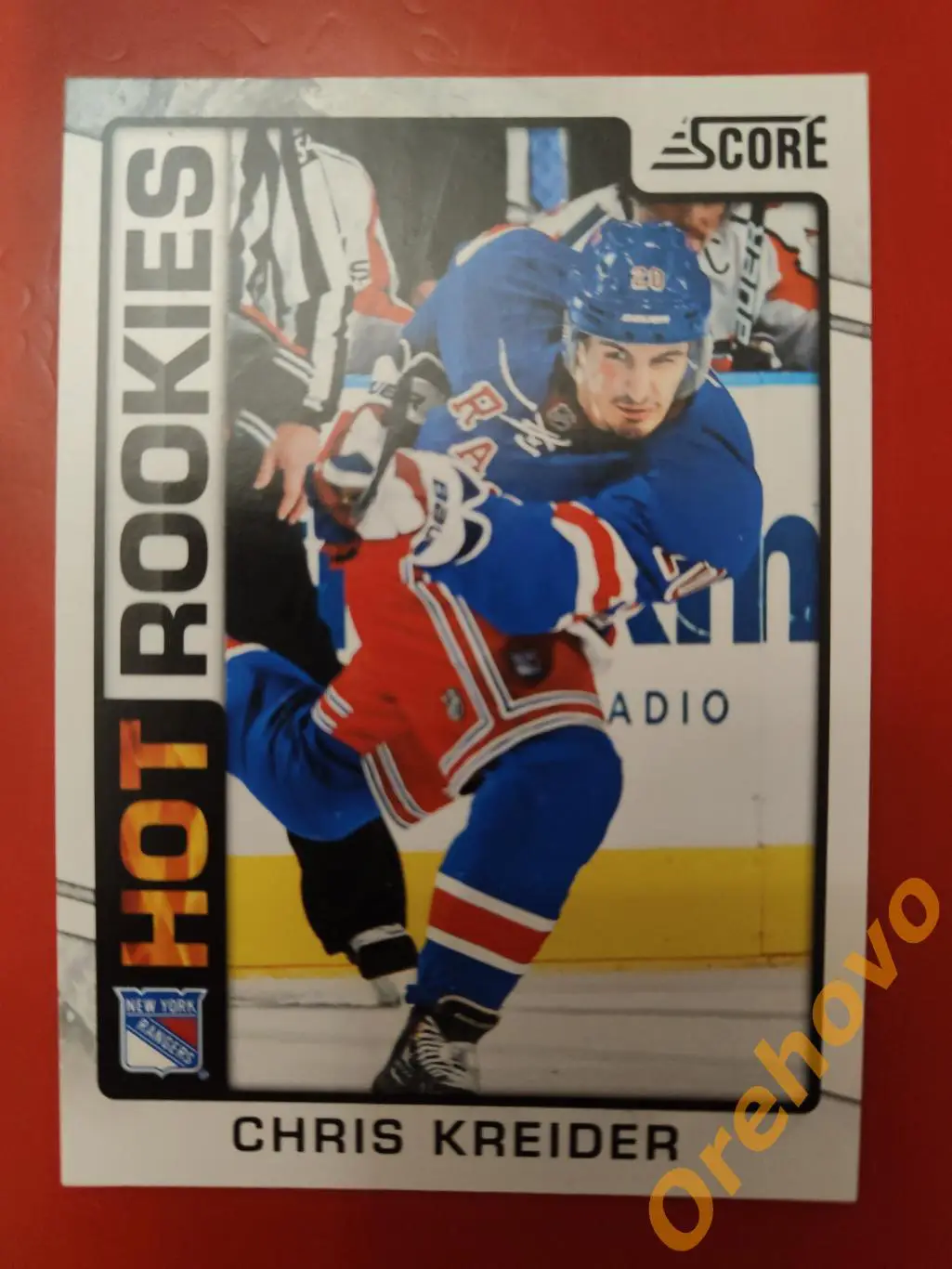 CHRIS KREIDER новичок № 543 Рейнджерс 2012-13 panini
