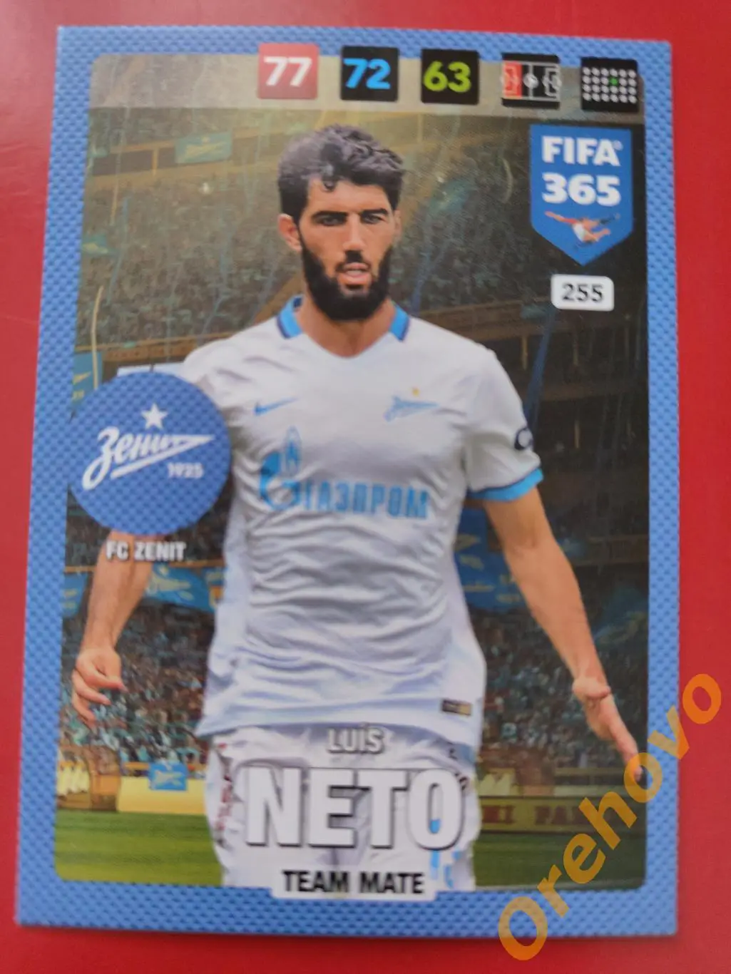 Луис Нето № 255 ФК Зенит Санкт-Петербург FIFA 365