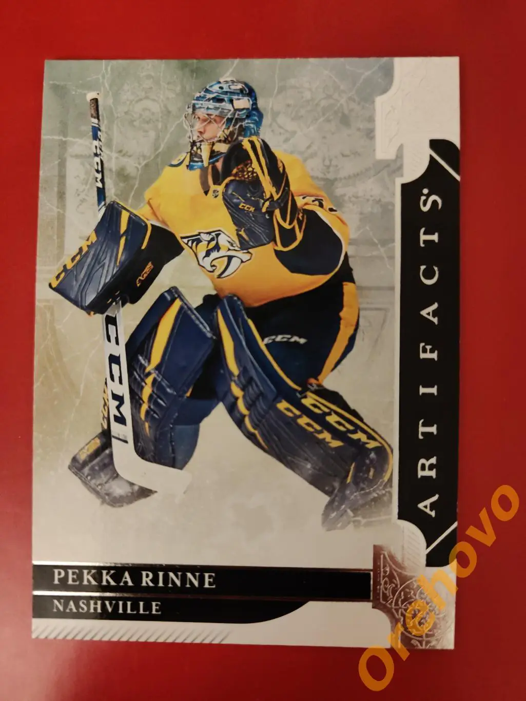 PEKKA RINNE Нэшвилл № 70 вратарь 2019-20 ARTIFACTS