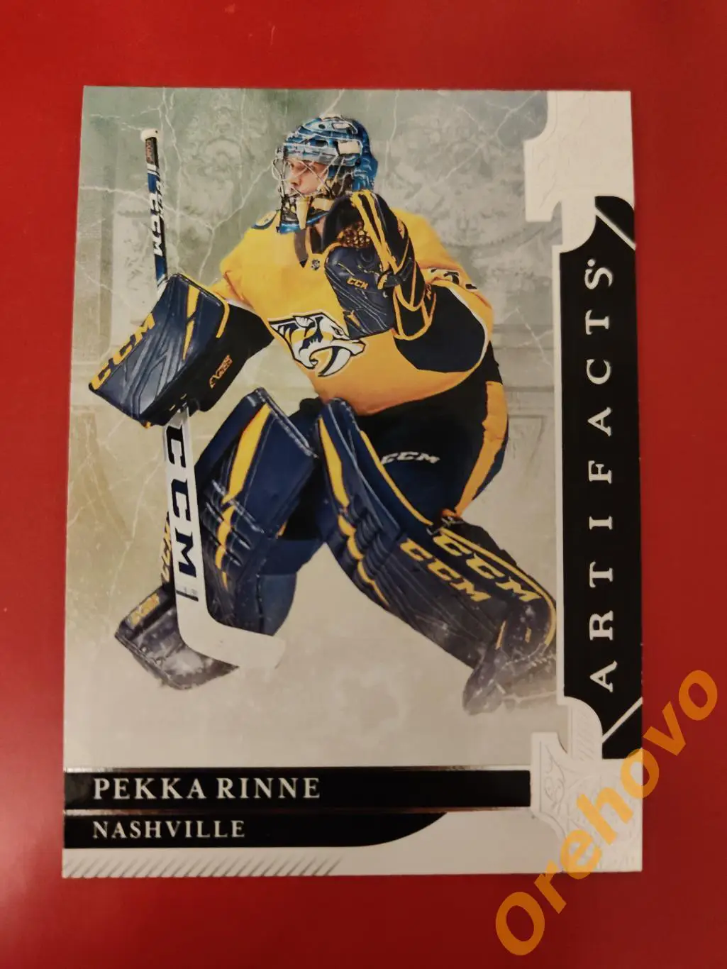 PEKKA RINNE Нэшвилл № 70 вратарь 2019-20 ARTIFACTS