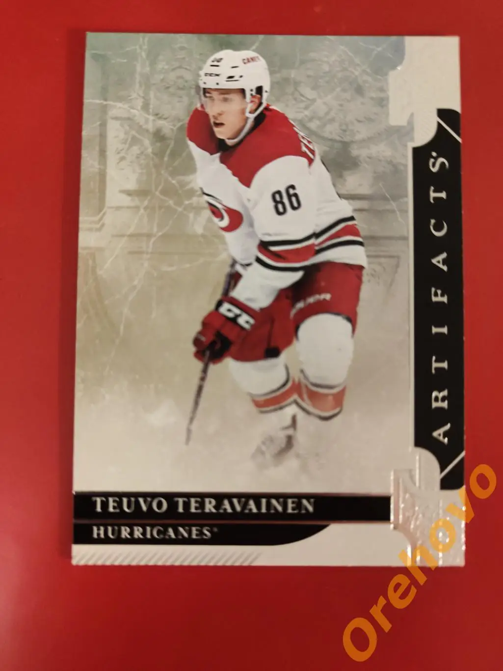 TEUVO TERAVAINEN № 54 Каролина 2019-20 ARTIFACTS