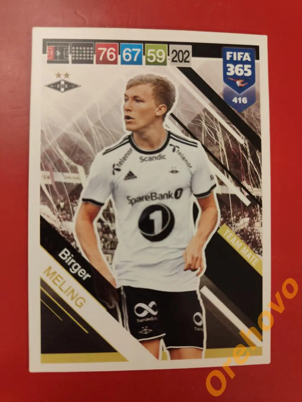 BIRGER MELING № 416 Русенборг FIFA 365 panini