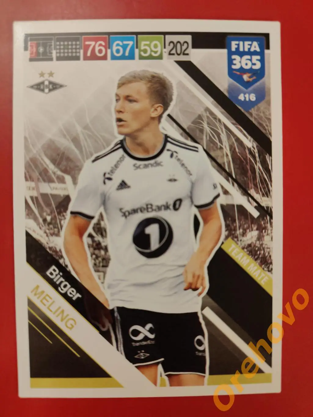 BIRGER MELING № 416 Русенборг FIFA 365 panini