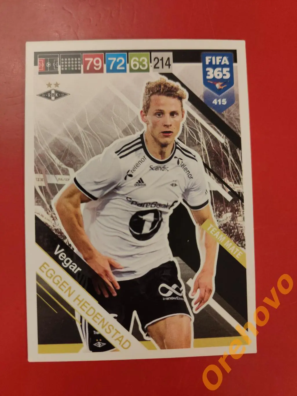 EGGEN HEDENSTAD № 415 Русенборг FIFA 365 panini