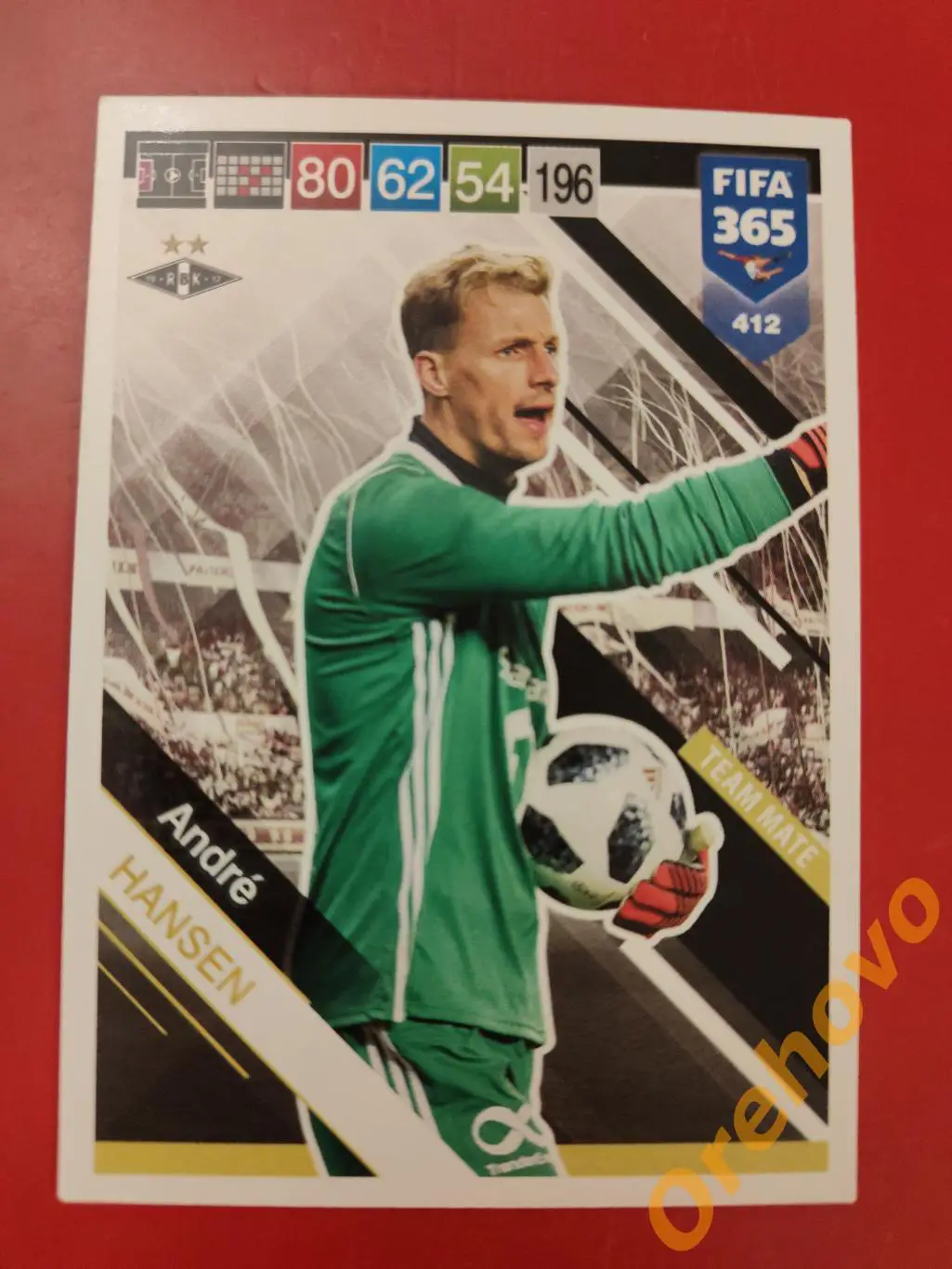 ANDRE HANSEN № 412 Русенборг FIFA 365 panini