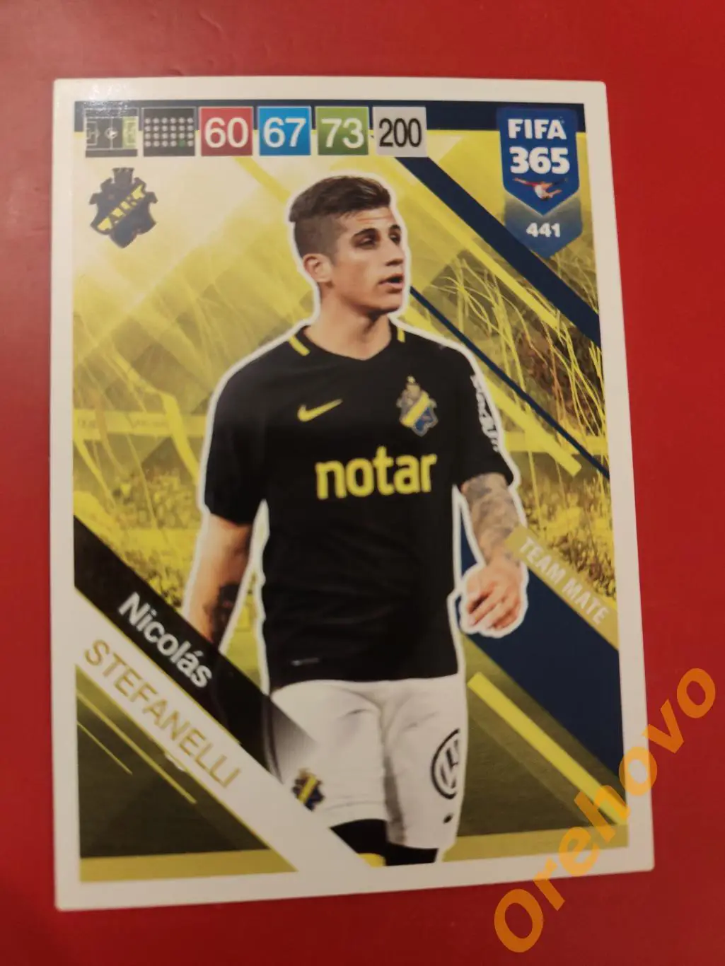 NICOLAS STEFANELLI № 441 АИК FIFA 365 panini.