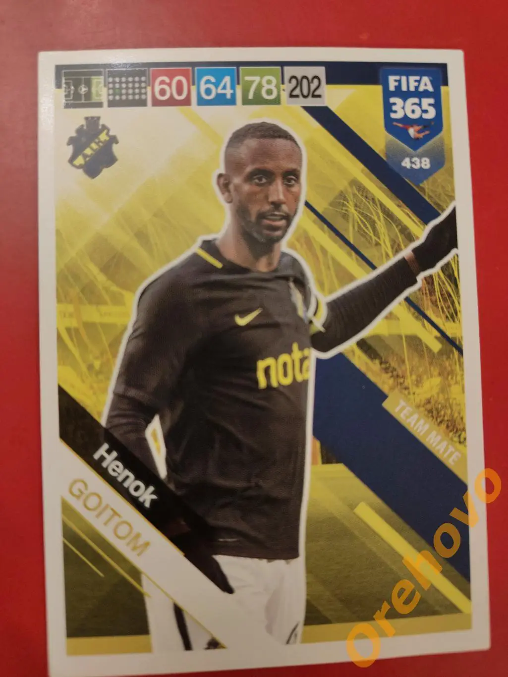 HENOK GOITOM № 438 АИК FIFA 365 panini.