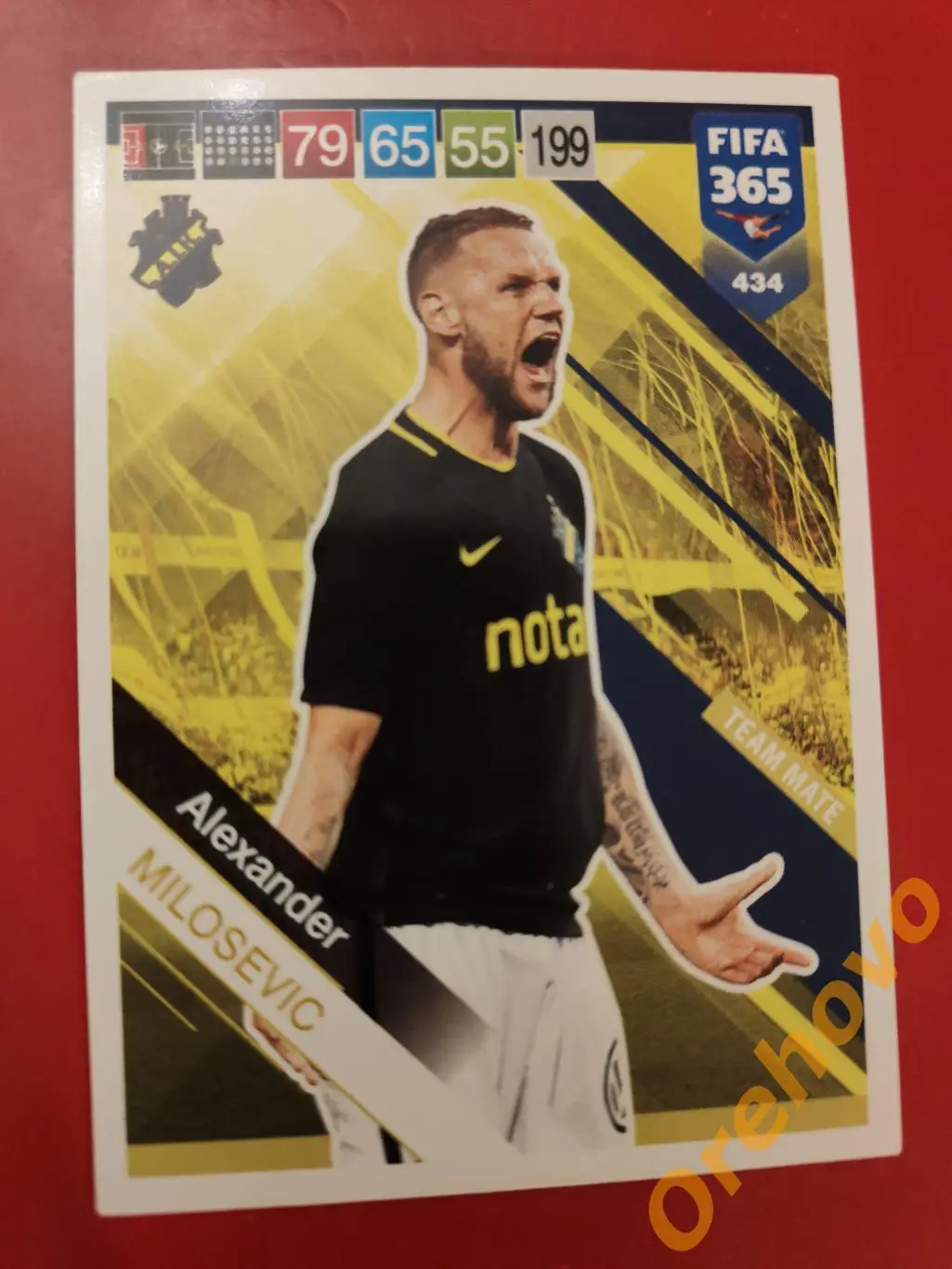 ALEXANDER MILOSEVIC № 434 АИК FIFA 365 panini.