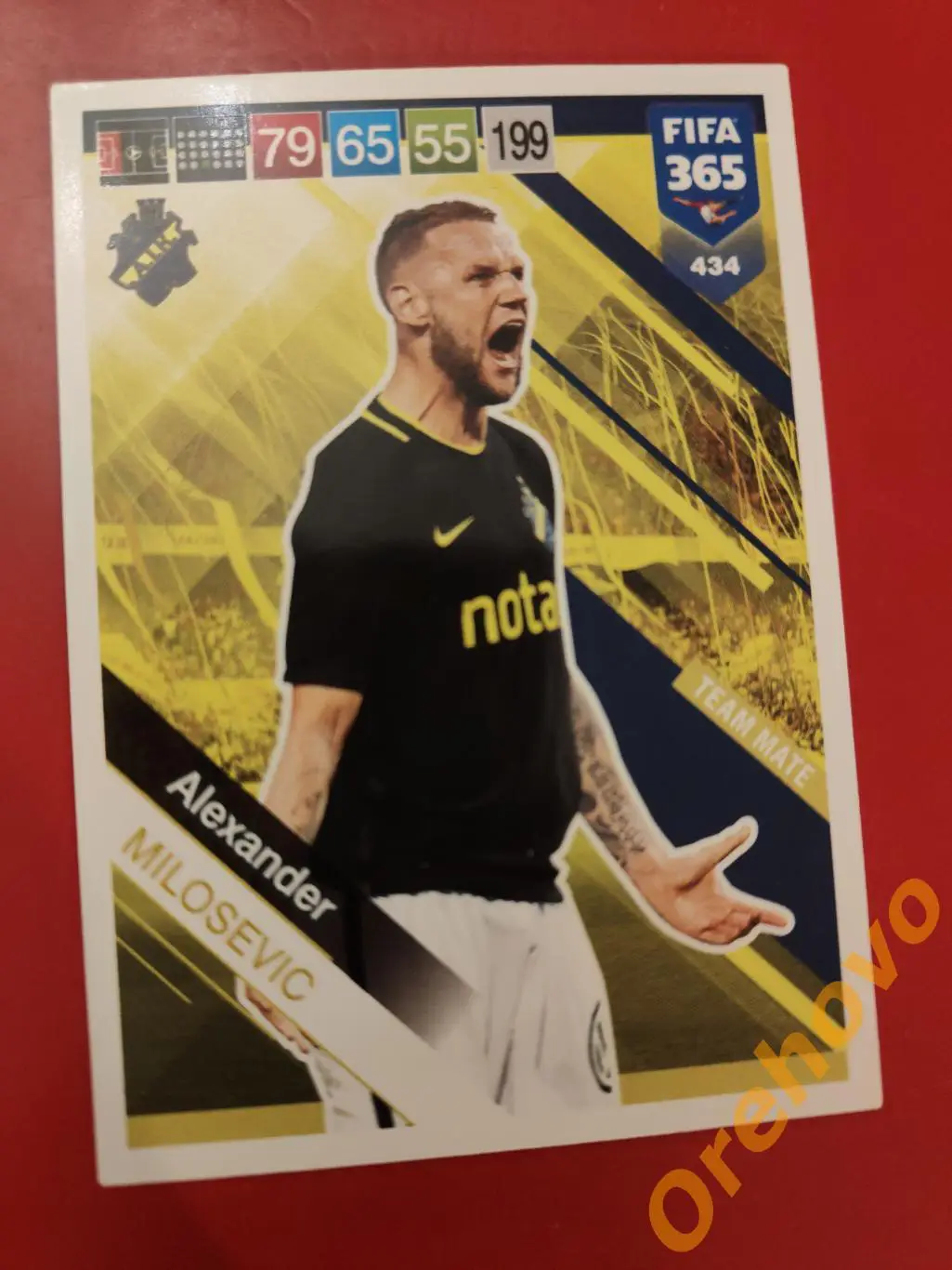 ALEXANDER MILOSEVIC № 434 АИК FIFA 365 panini.