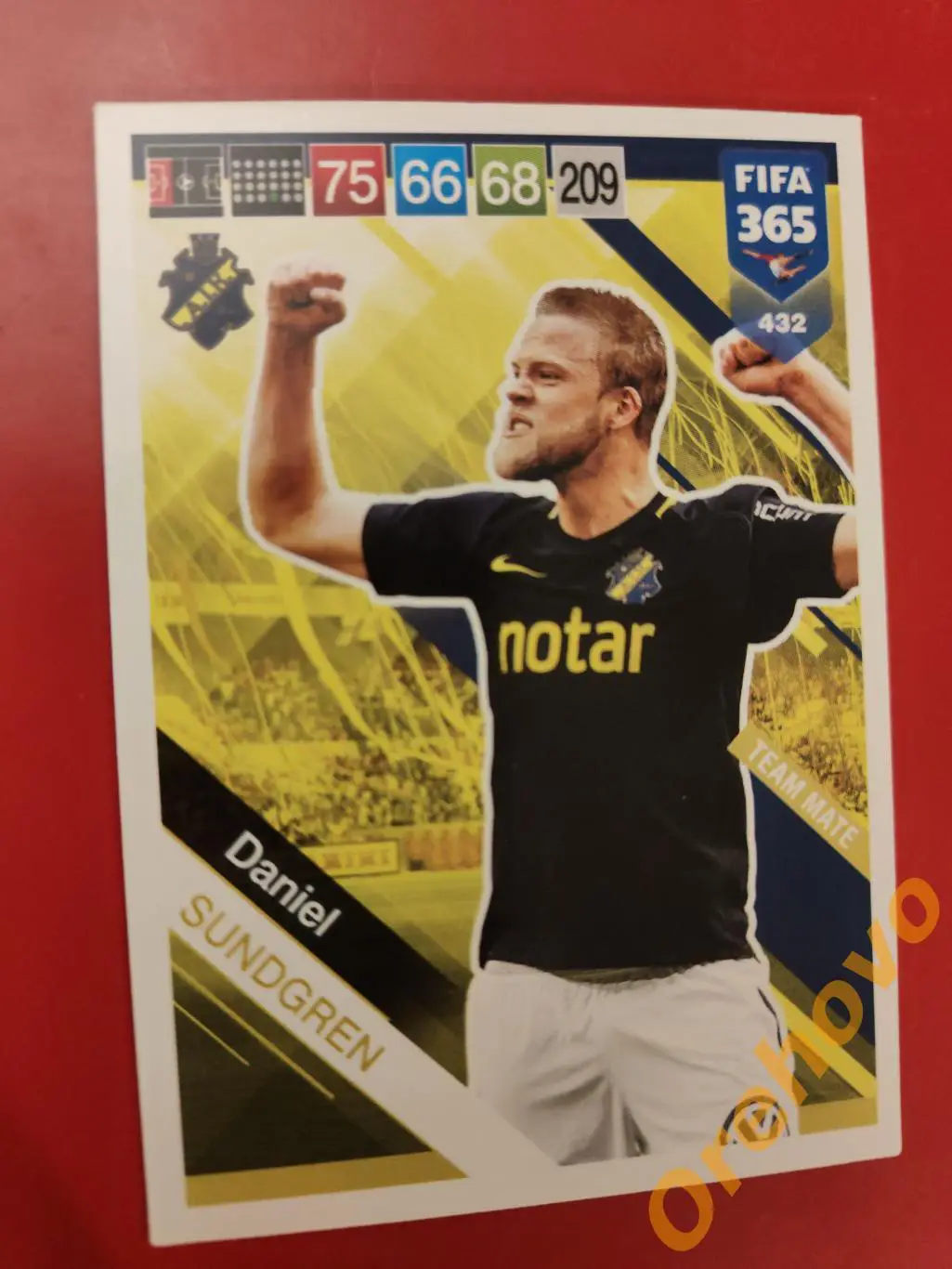 DANIEL SUNDGREN № 432 АИК FIFA 365 panini.