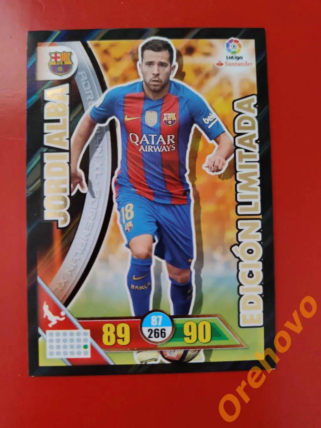 JORDI ALBA Барселона panini 2016-17