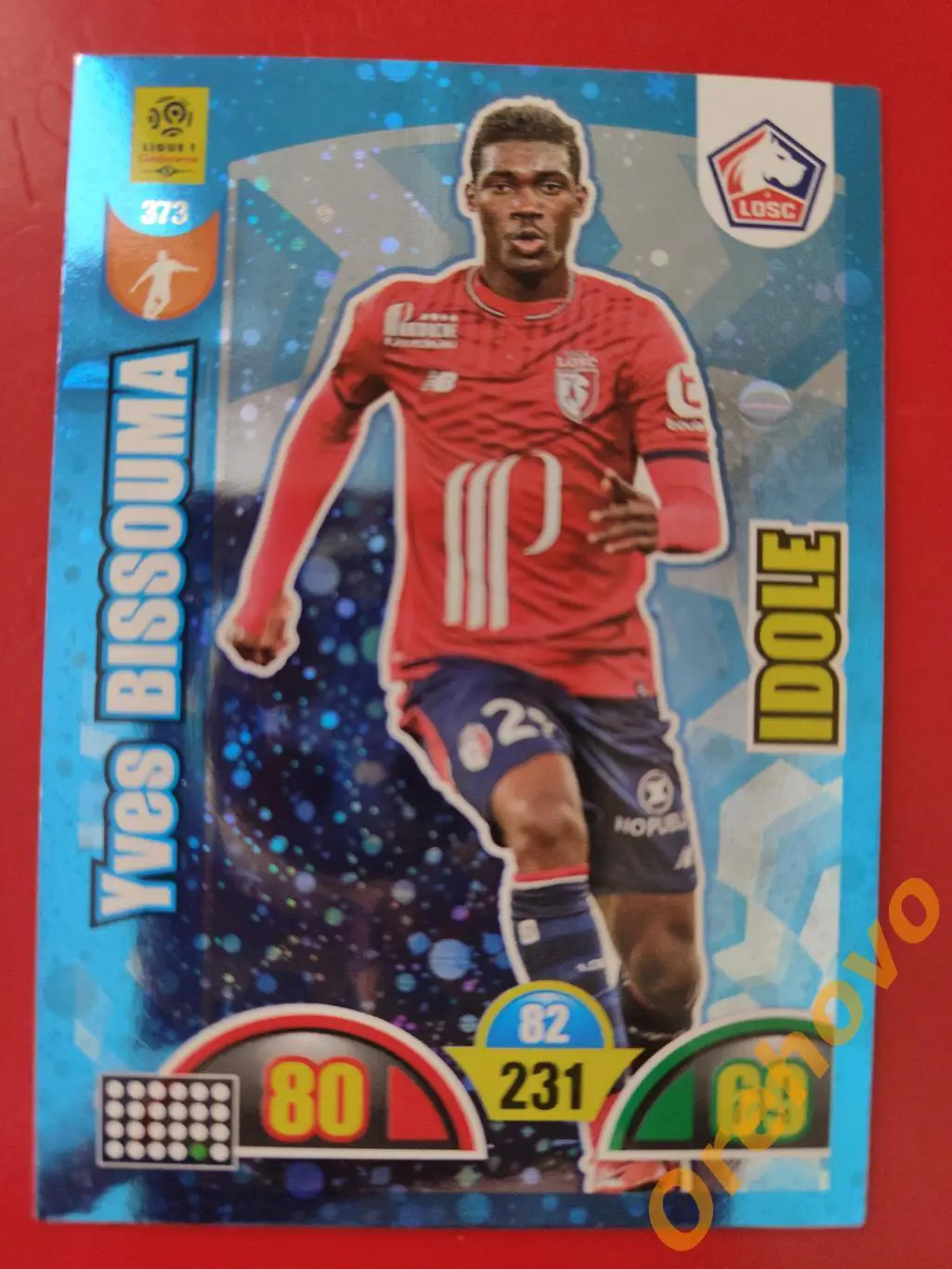 YVES BISSOUMA № 373 Лиль panini 2018-19