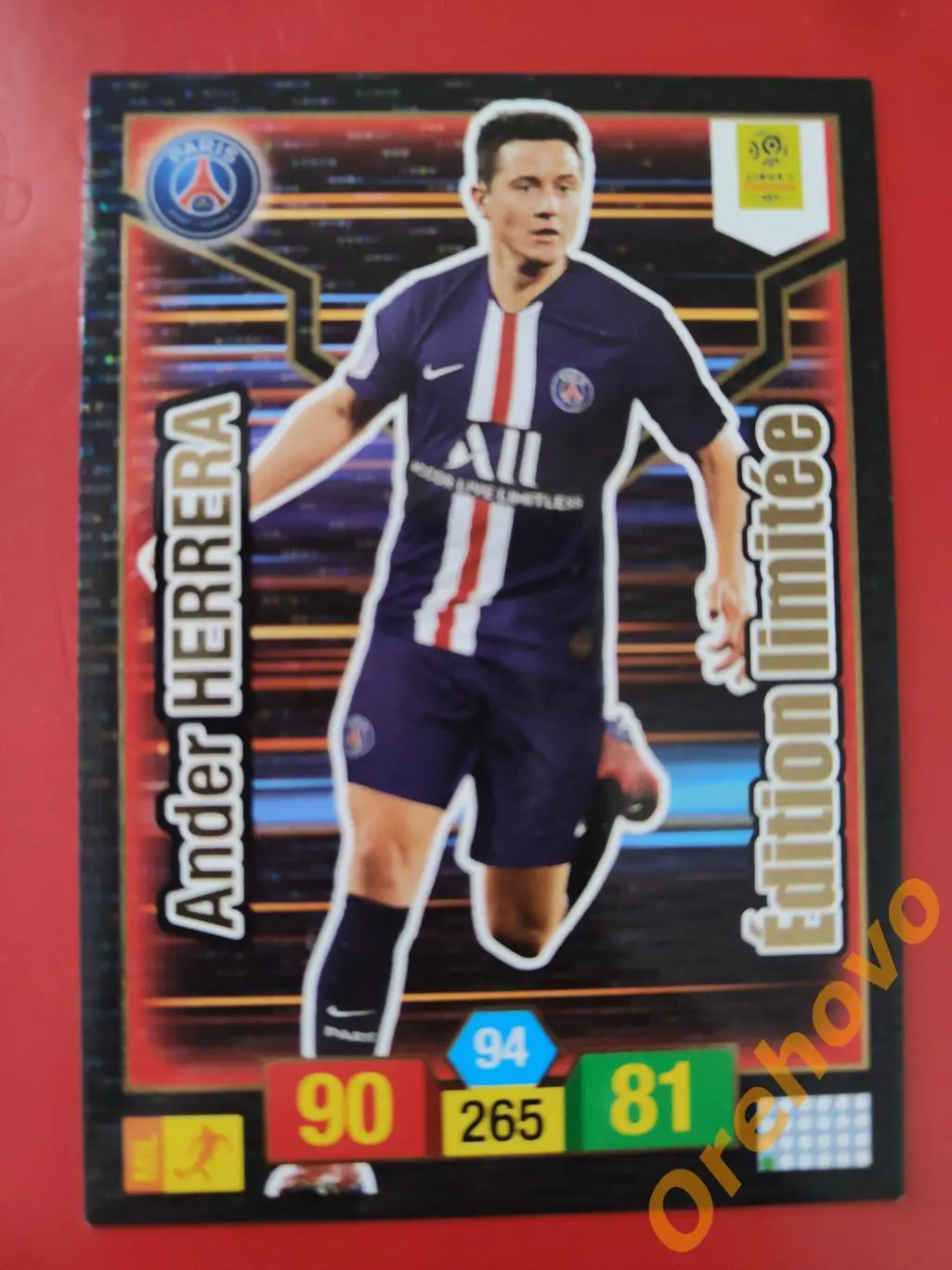 ANDER HERRERA Пари Сен-Жермен panini 2019-20