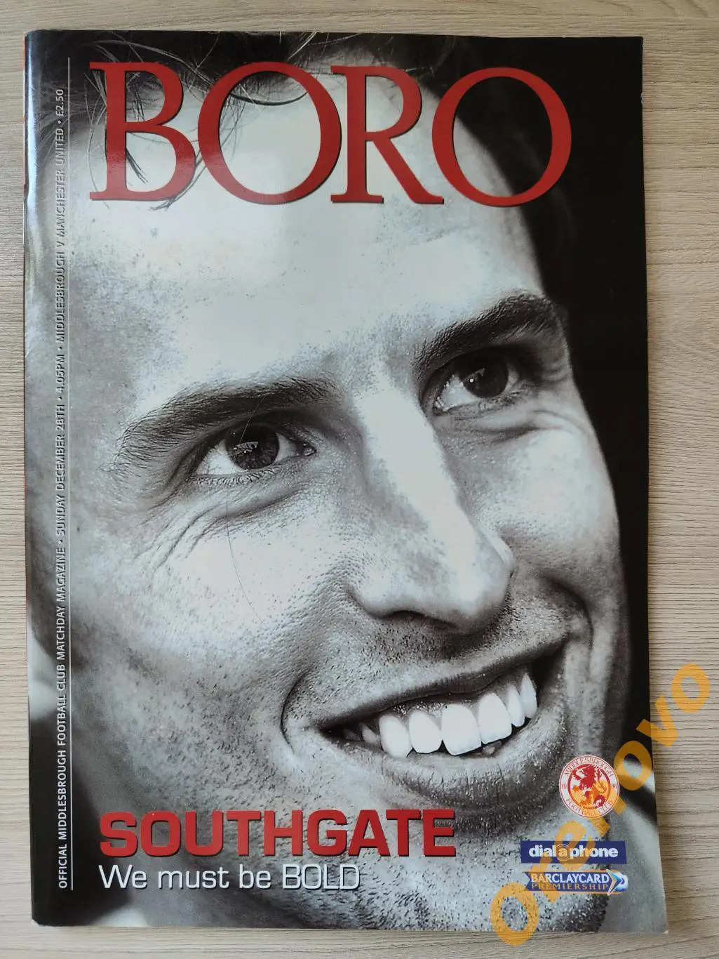 Чемпионат Англии MIDDLESBROUGH/Мидлсбро - MANCHESTER UNITED/Манчестер 28.12.2003