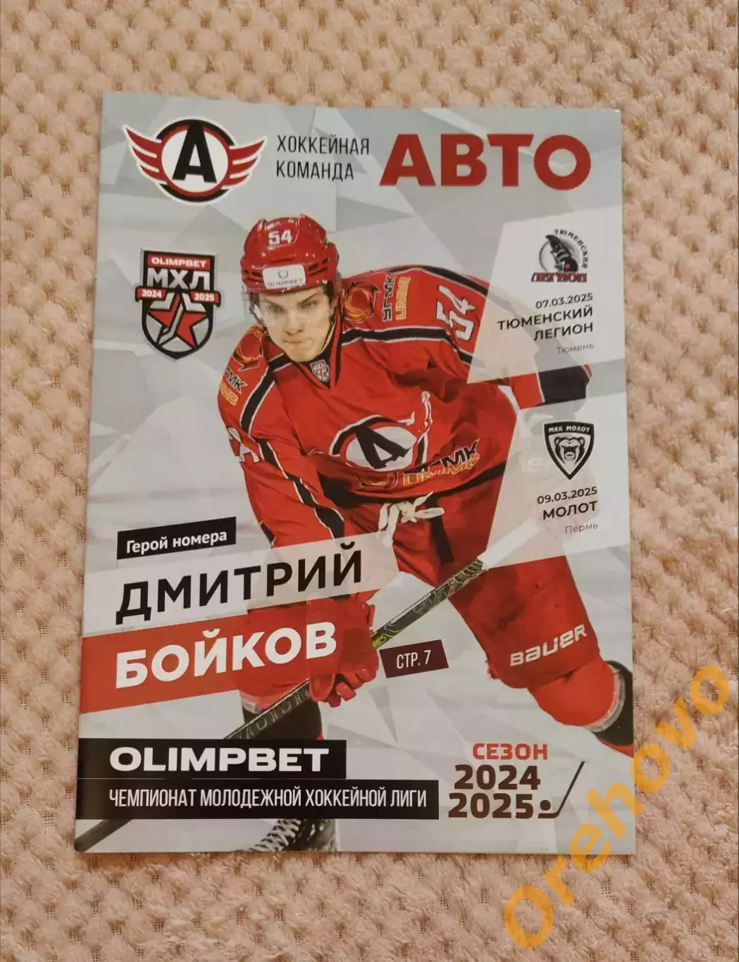 МХЛ Авто Екатеринбург - Тюменский легион, Молот Пермь 2025