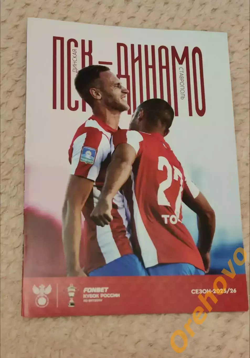 Кубок России ПСК Динская - Динамо Ставрополь сезон 2025/26