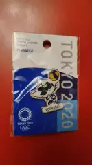 Значок Олимпийские игры 2020 волейбол Токио Япония маскот( официальный/цанга)