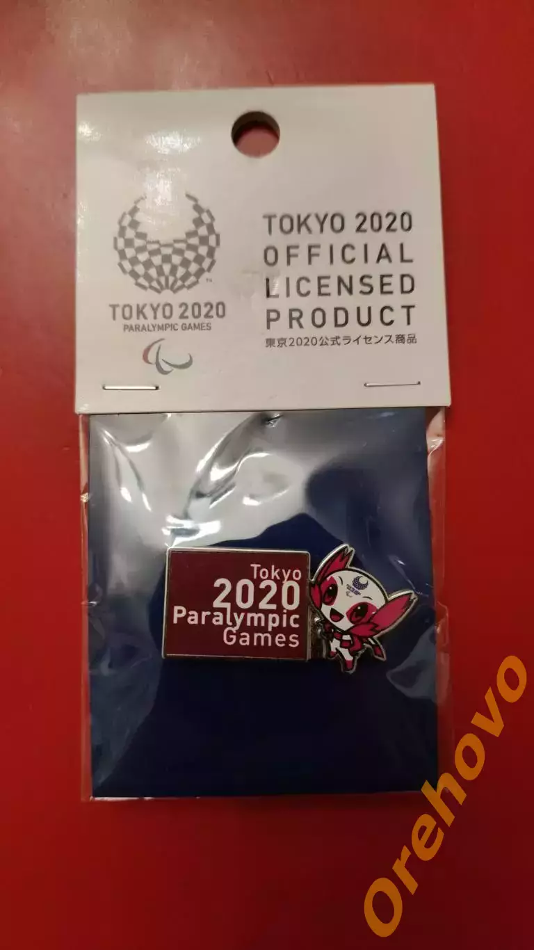Значок Олимпийские игры 2020 Токио Япония маскот( официальный/цанга)