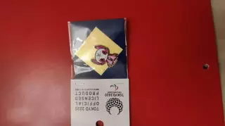 Значок Олимпийские игры 2020 Токио ( официальный, цанга)