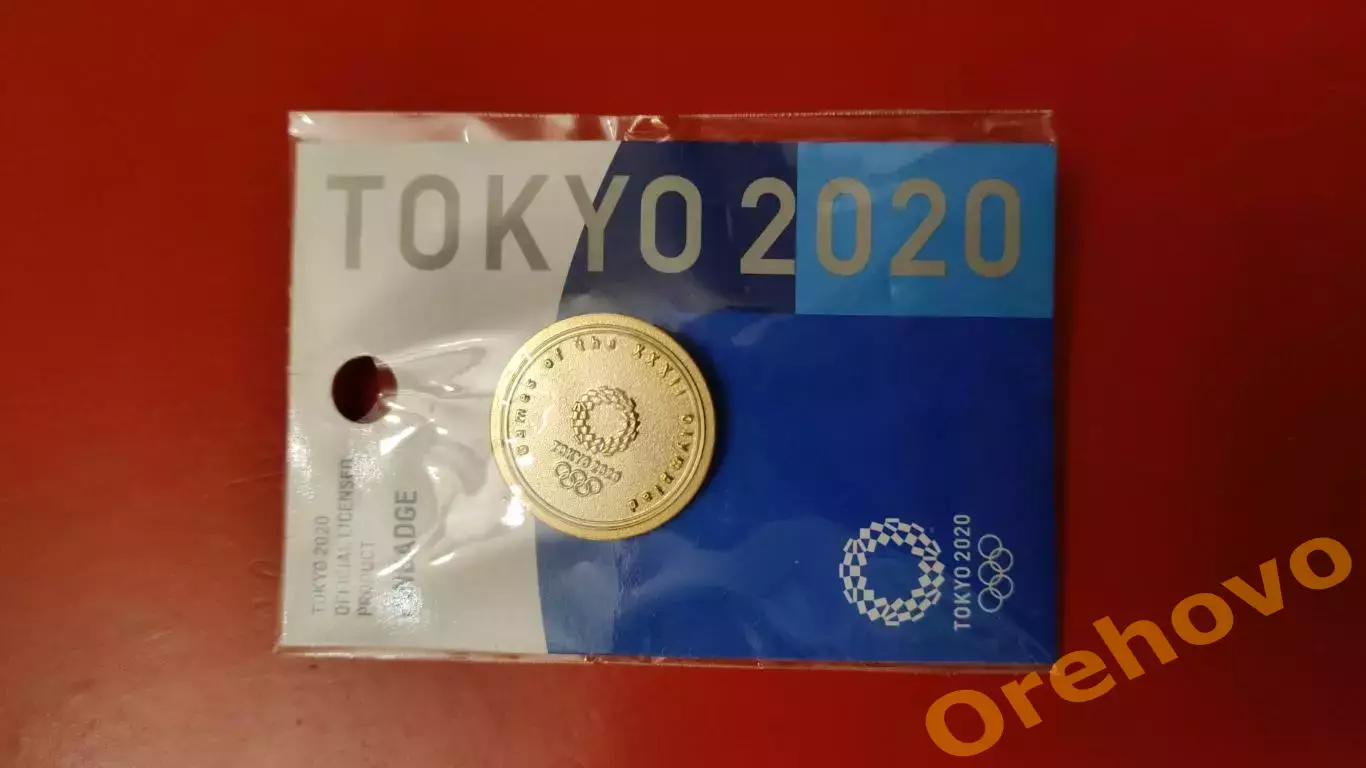 Значок Олимпийские игры 2020 Токио ( официальный, цанга)
