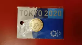 Значок Олимпийские игры 2020 Токио ( официальный, цанга)